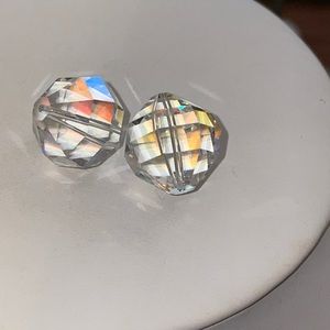 18mm vintage Swarovski crystal ab beads